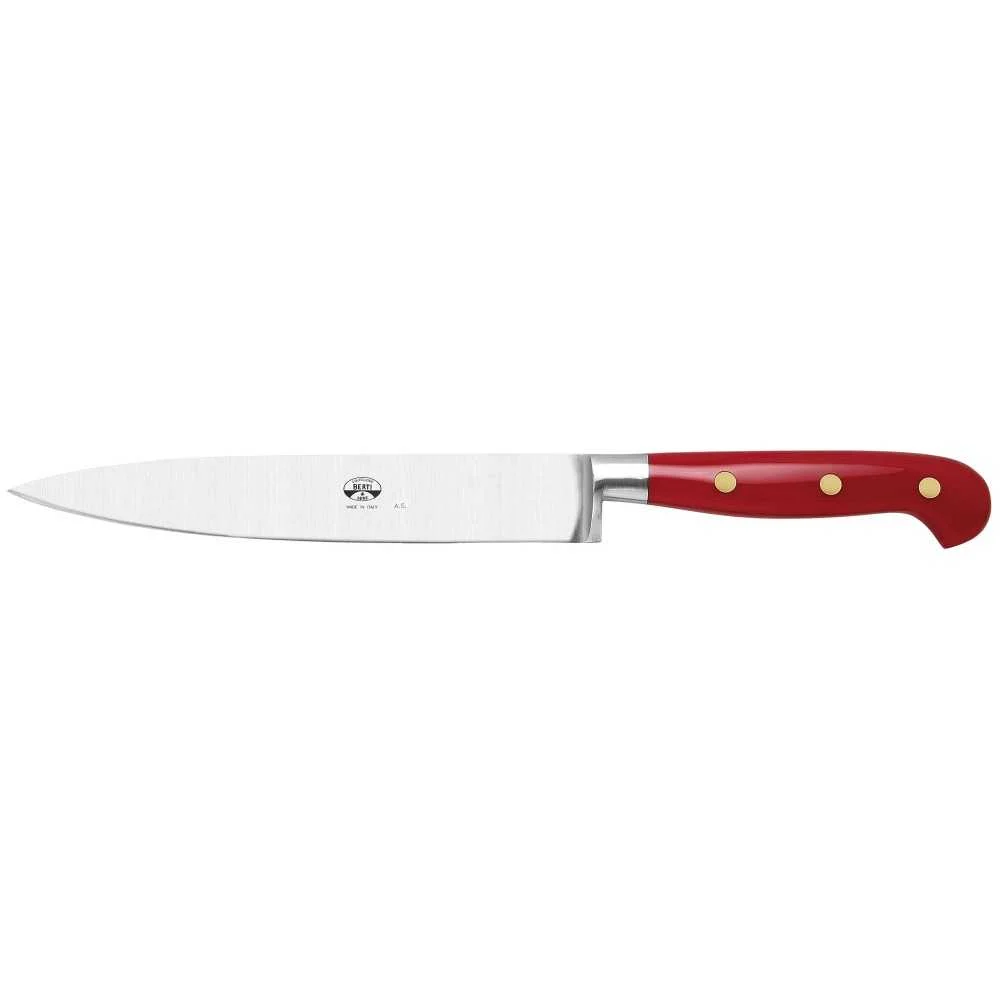 Coltello Filetto manico Rosso 21 cm di Coltellerie Berti