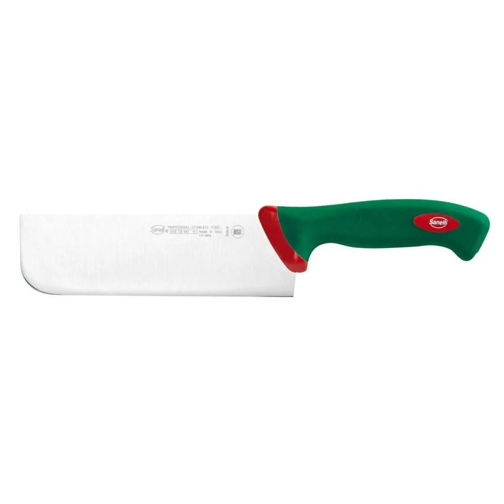Coltello Nakiri Sanelli Premana da 18 cm, Lama Inox con Manico Ergonomico Antiscivolo