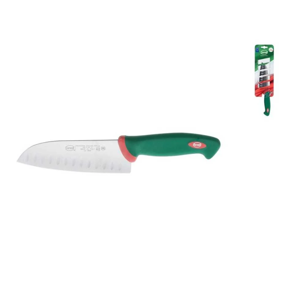 Coltello Santoku olivato Premana Sanelli 16 cm
