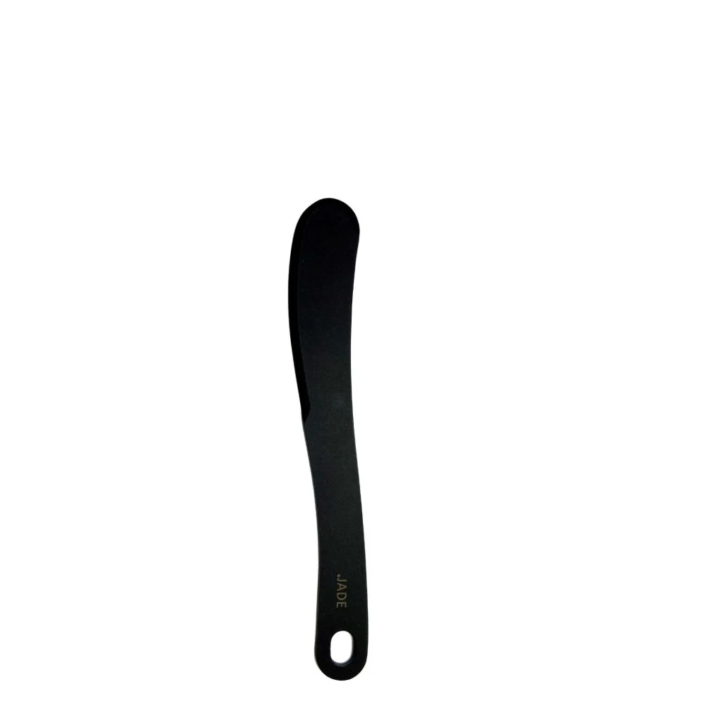 Coltello Spalmatore Gourmet in Fibra di Legno Nero