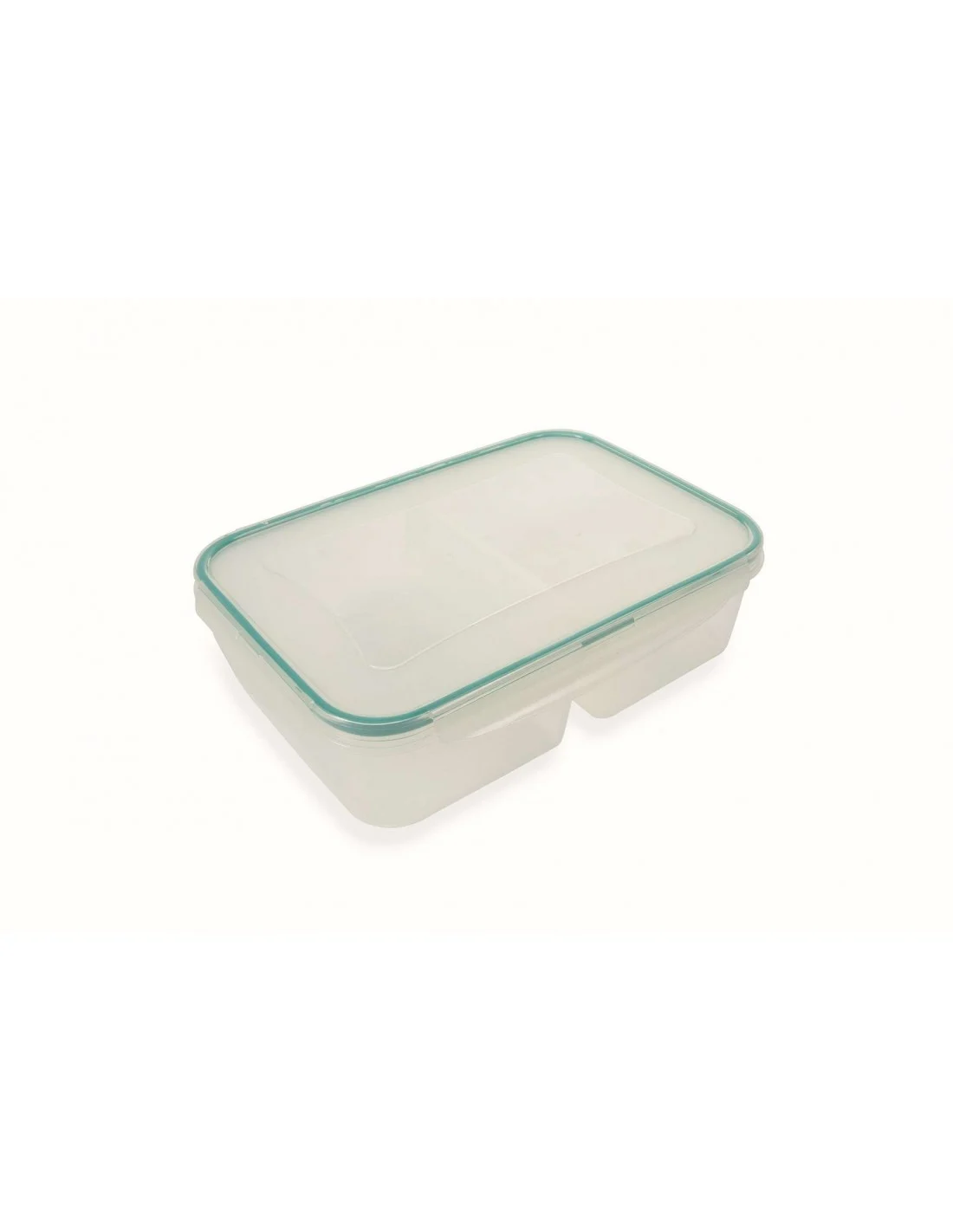 CONTENITORE ERMETICO 2 SCOMPARTI RETT.2 LT VERDE