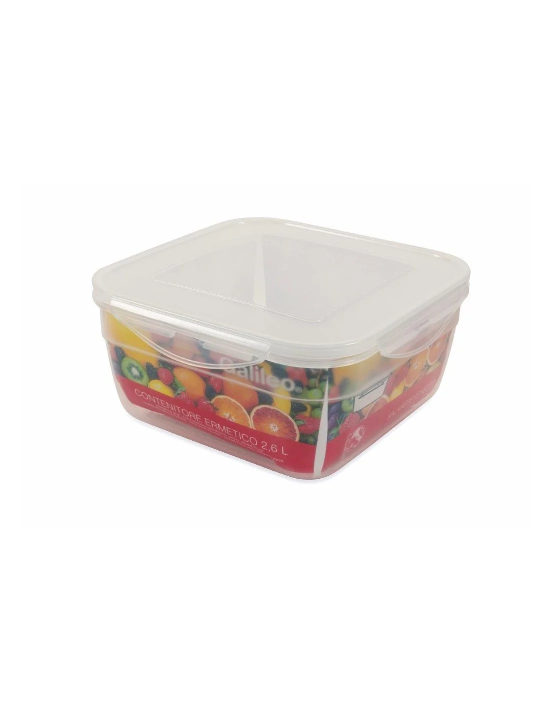 CONTENITORE ERM.QUADRO 2,6 LT PLASTICA