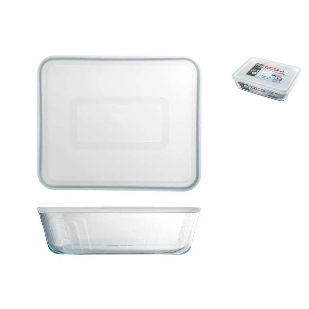 Contenitore Rettangolare Cook&Freeze con Coperchio lt.1,6