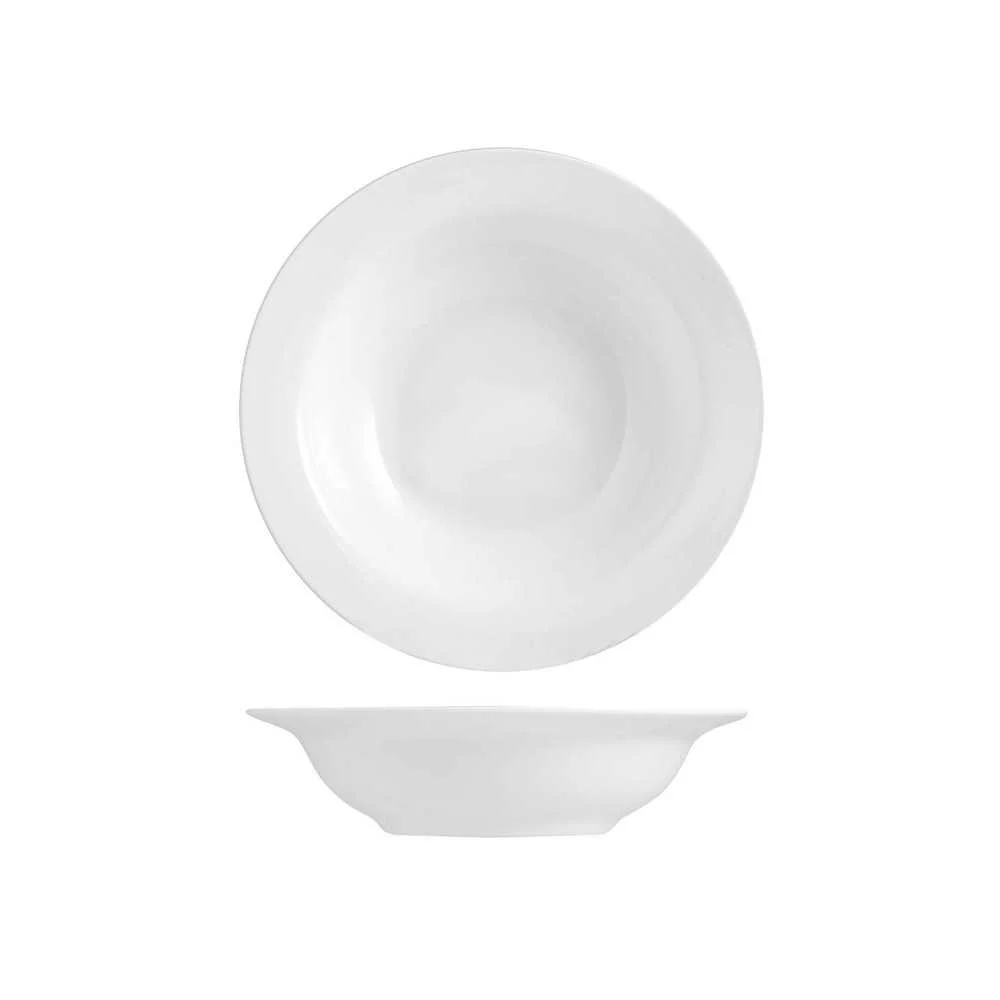 Coppetta in bone china "Ala" cm 16 bianca