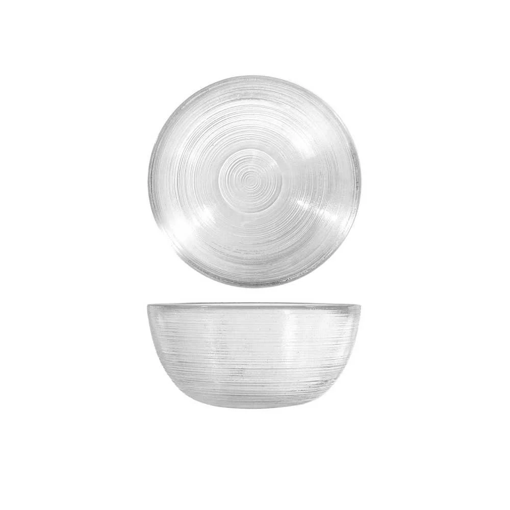 Coppetta in Vetro Circle CM 12,3: Eleganza Minimal per la Tavola