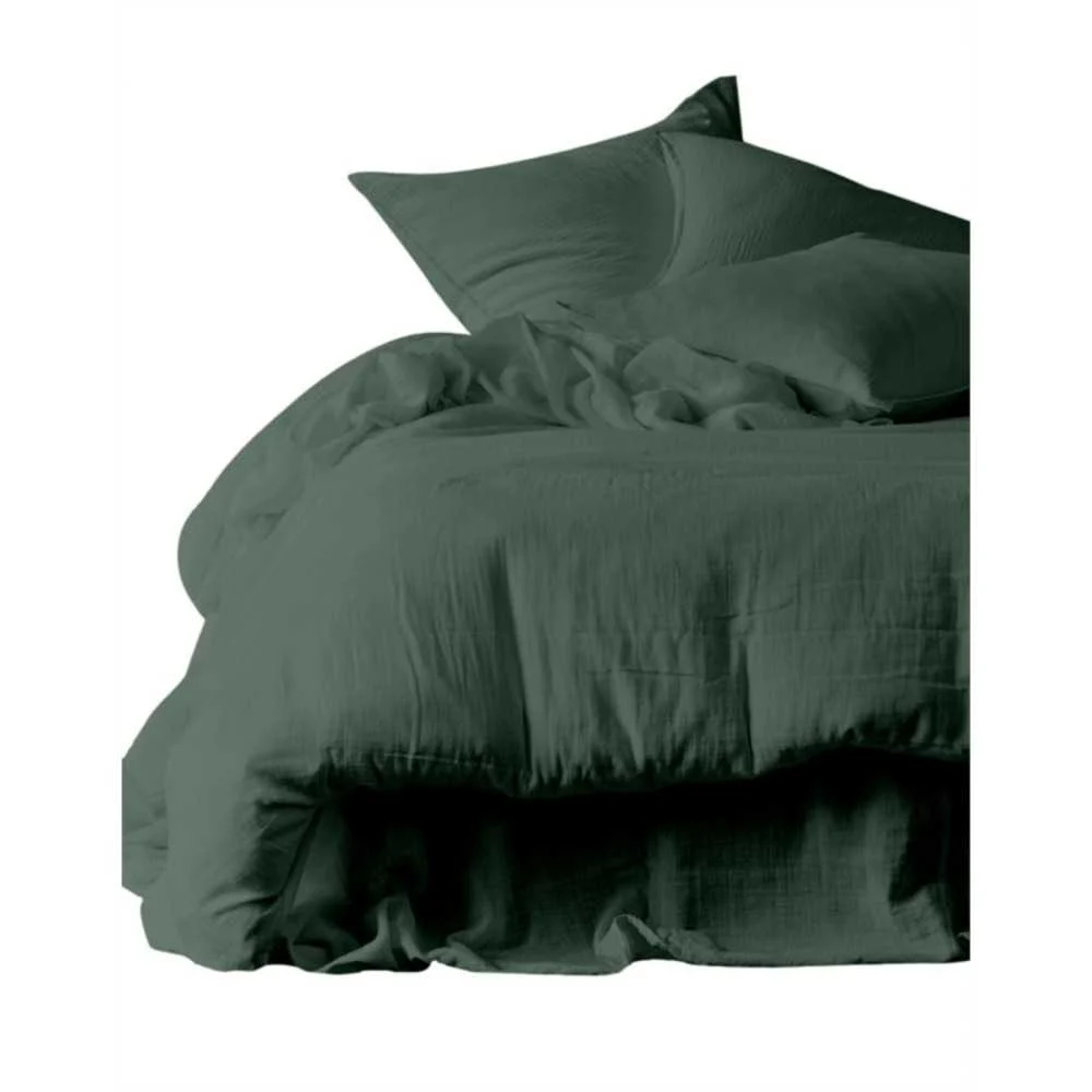 Copripiumino 240x220 Dili in Garza di Cotone – Grigio Pigeon Chic