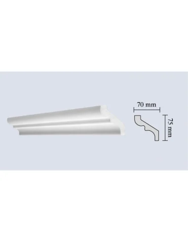Cornice in polistirolo estruso C80