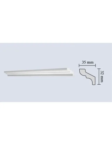 Cornice in polistirolo estruso F35
