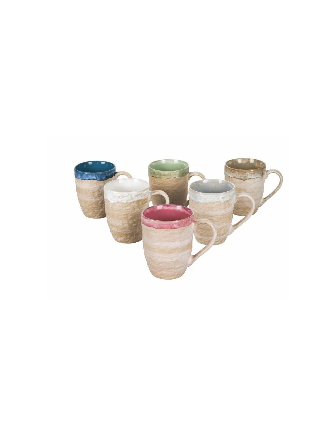 CRETA MUG 369ML 6 COLORI ASSORTITI