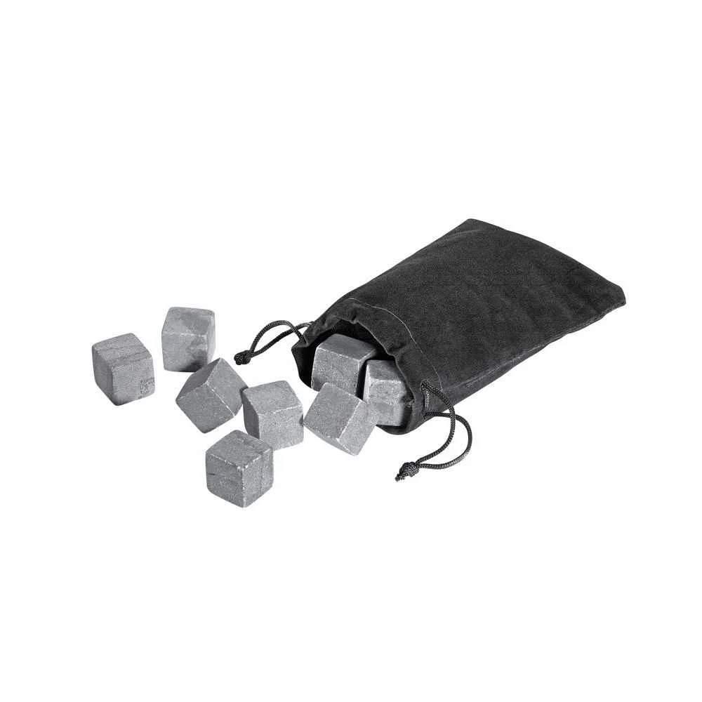 Cubetto Refrigerante Riutilizzabile "Cool Rocks" Confezione da 9 Pezzi 2x2x2 cm con Sacchetto in Stoffa