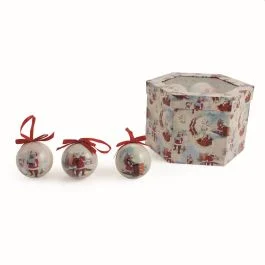 Set 14 palle natale Ø 8 cm