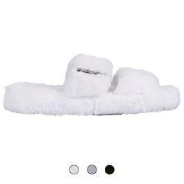 Pantofole donna invernali in eco pelliccia, Piuma