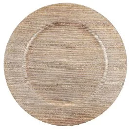 Sottopiatto righe oro