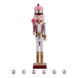 Soldato candy natalizio in legno h. 38 cm, Santa's House