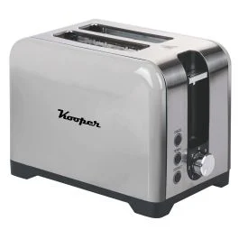 Tostapane vintage, 2 aperture, 780-930W, grigio, Kooper