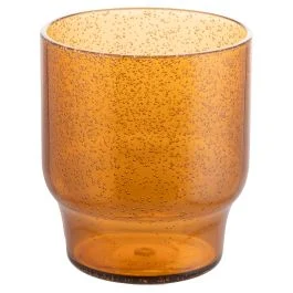 Bicchiere acqua 325 ml bolle, in plastica MS, Dulce de Leche, Unico