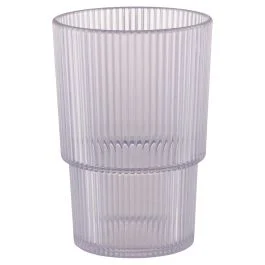 Bicchiere bibita 420 ml, in plastica PS, Cristallo di luna, Unico