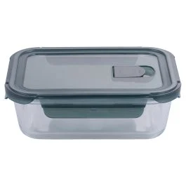 Contenitore ermetico rettangolare 1050 ml in vetro, SìChef