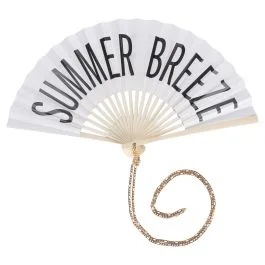 Ventaglio Summer Breeze, manico in bambù, Bigismore