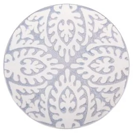 Piatto piano 22 cm in ceramica, grigio, Reactive