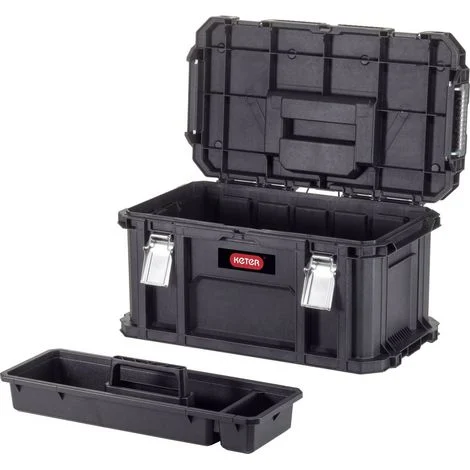 KETER 239995 Connect Cassetta porta utensili senza contenuto Nero