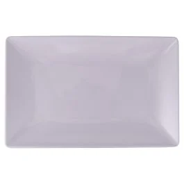 Vassoio rettangolare in melamina, bianco, Melamine