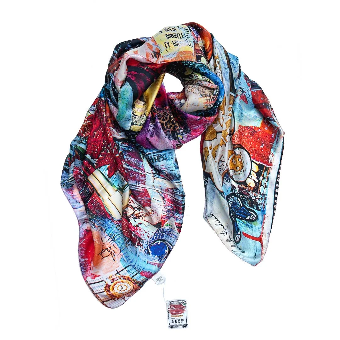 Foulard in Seta DEBATER di Ludmilla Radchenko