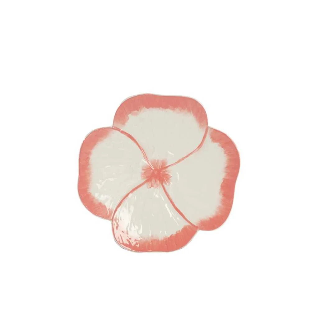 Decorazione floreale da parete 27 cm bianco rosa “Mieza” di Light & Living