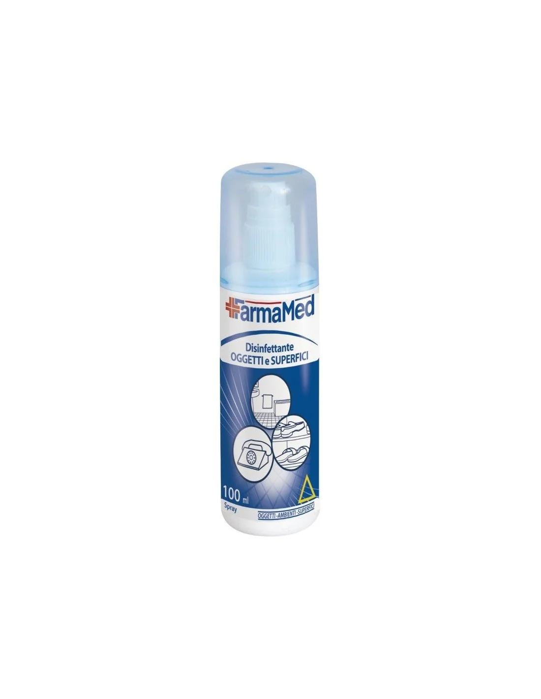 DISINFETTANTE SPRAY OGGETTI E SUPERFICI, 100ML