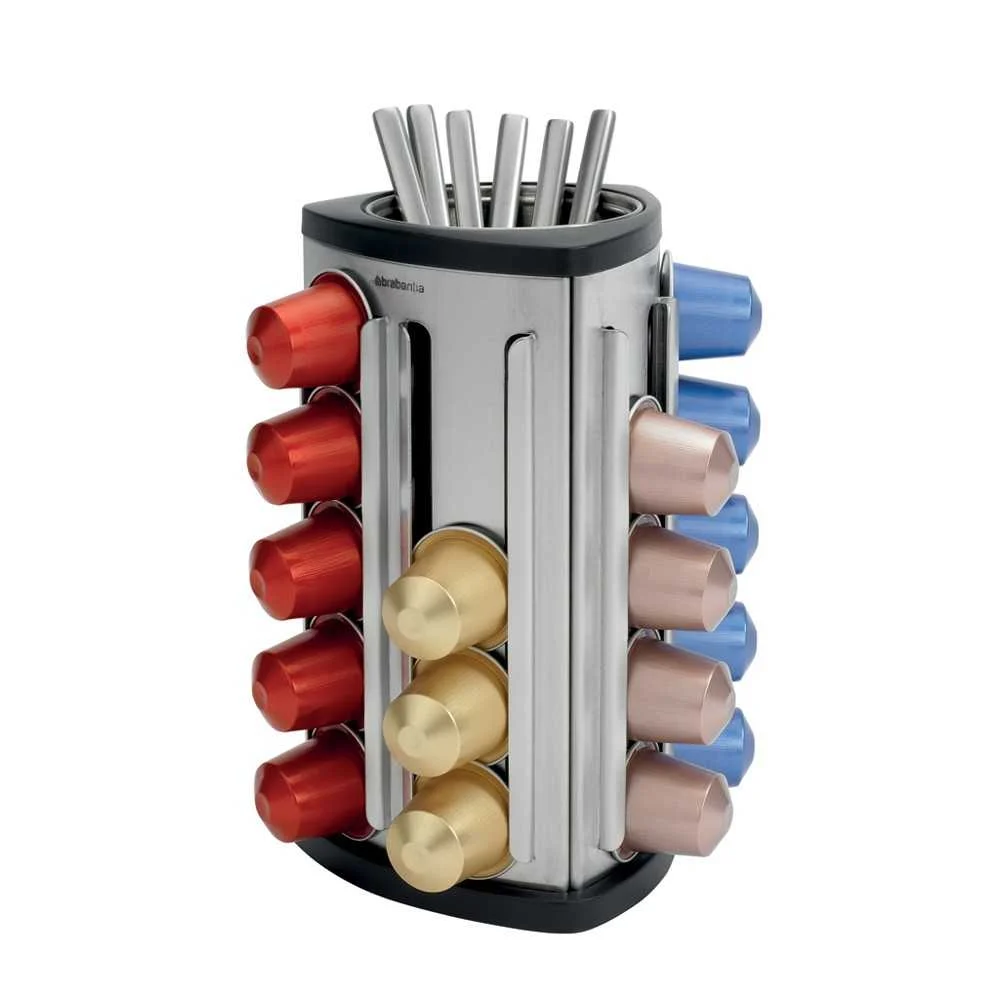 Dispenser Capsule Caffè Acciaio 30 posti Brabantia
