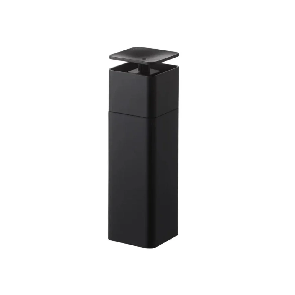 Dispenser Sapone a Pressione Tower Nero – Stile Essenziale e Funzionalità Moderna