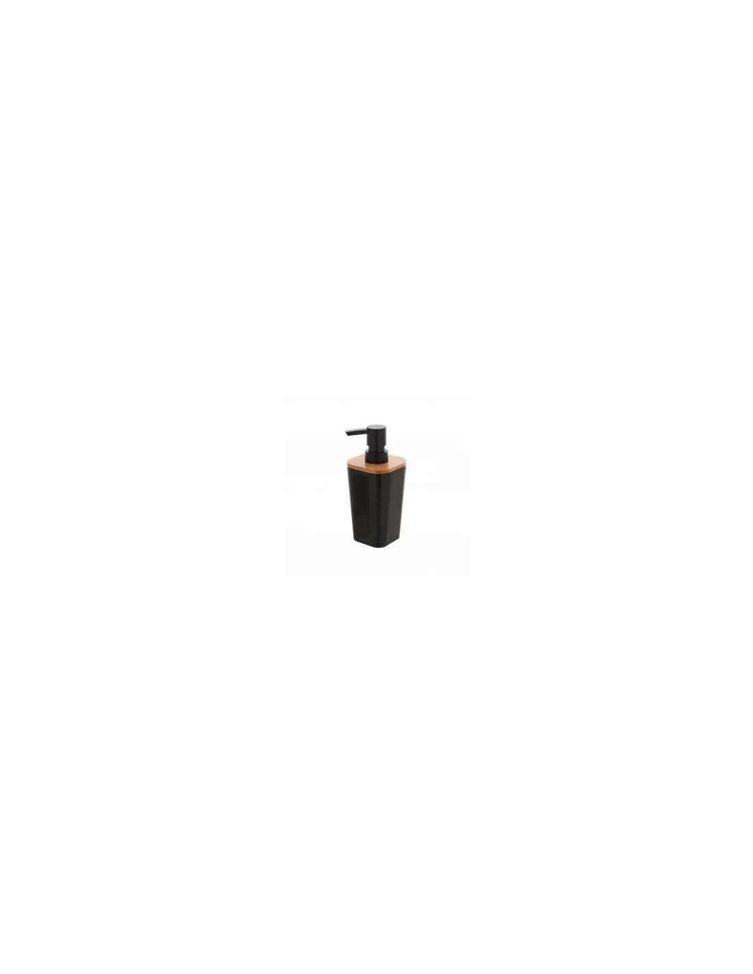 DISPENSER SAPONE NERO BAMBOO