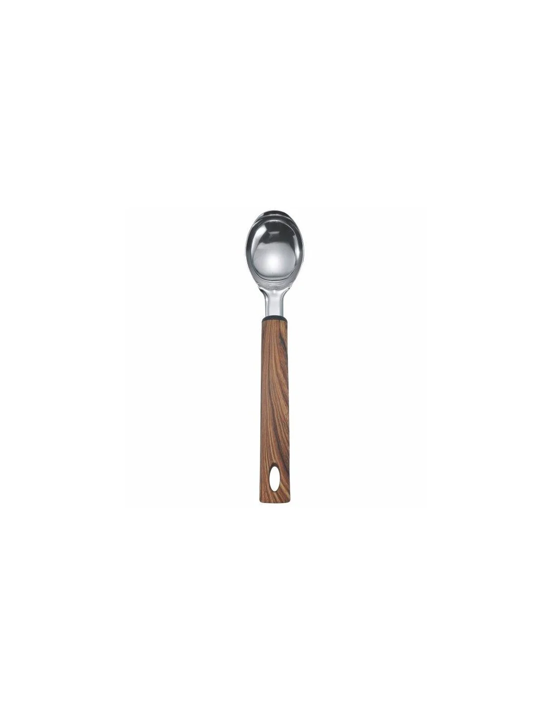 DOSAGELATO ACCIAIO INOX MANICO LEGNO