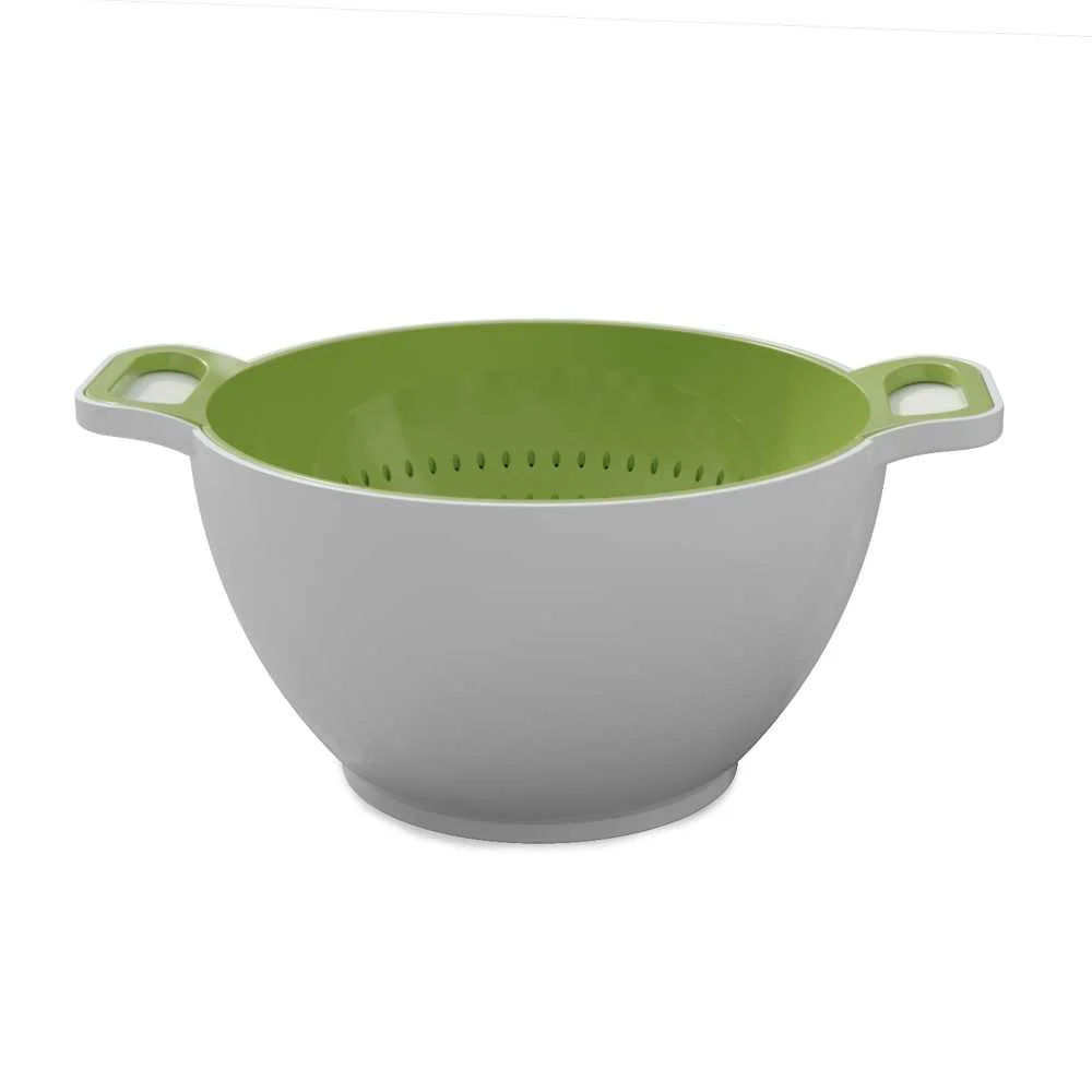DUO Large Set Colino e Ciotola 28 cm  Bianco Verde Elegante