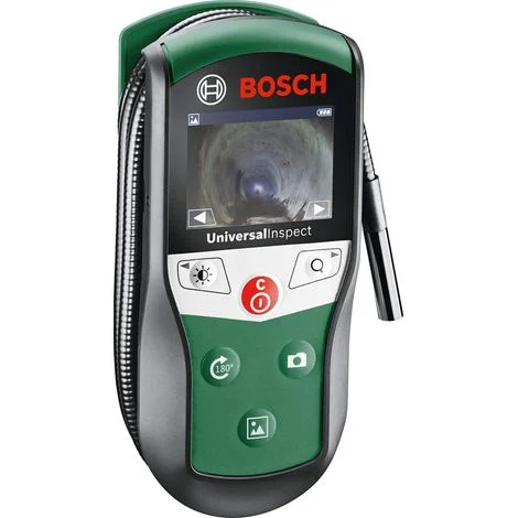 Bosch Telecamera da ispezione UniversalInspect (Ø 8 mm telecamera con endoscopio per immagini a colori di alta qualità con lunghezza flessibile da 0,95 m e funzione di memorizzazione integrata)