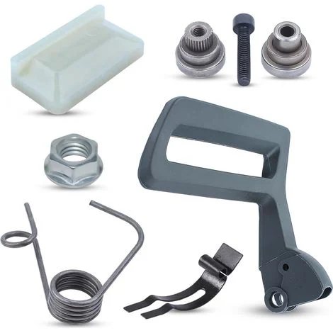 Kit di riparazione per copertura frizione, maniglia freno e catena motosega LinDuxe – compatibile Husqvarna 257, 262XP, 261, 262, 254, 154, include boccola perno, manicotto, molla ritorno, guida a mol
