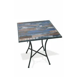 Tavolo quadrato mosaico h. 75 cm