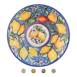Piatto pizza/portata in gres, Sicilia Sibilla