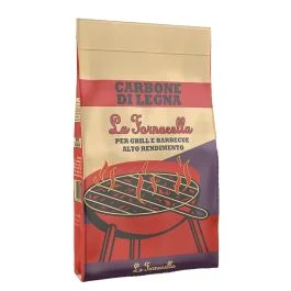 Carbone di legna 5 Kg, La Fornacella