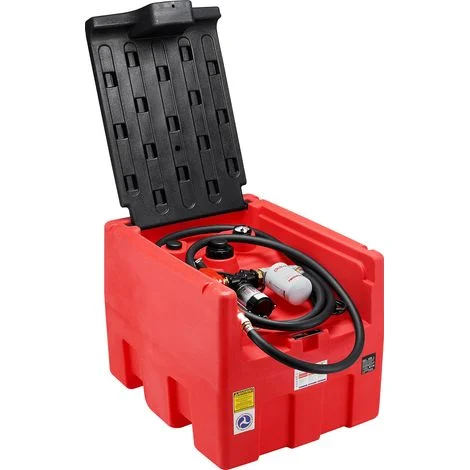 Mophorn Serbatoio Benzina Diesel Portatile 182L, Serbatoio Rifornimento Carburante, Pompa di Trasferimento 12V, 40 L/Min, Tubo Flessibile 4 m, Pistola per Rifornimento per Veicoli Settore Agricolo