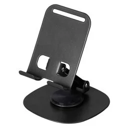 Supporto per smartphone in acciaio al carbonio, orientabile, altezza regolabile, Kooper