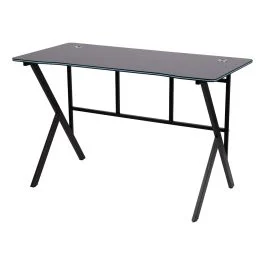 Scrivania gaming 120x60x76 cm, blu