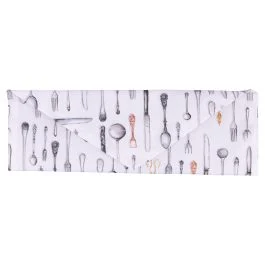 Porta posate con pattern in poliestere, Kitchen