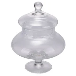 Vaso potiche in vetro soffiato, Dalia Sibilla