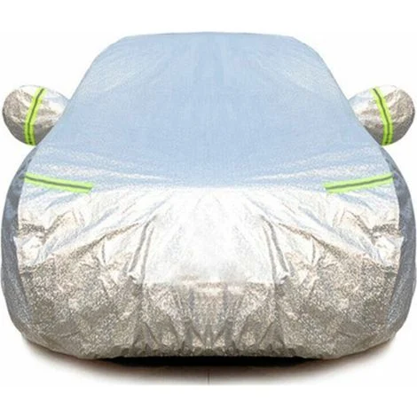 Telo copriauto per SUV, telo copriauto universale impermeabile, resistente alla grandine e ai raggi UV con cerniera, 530 × 190 × 150 cm (3XXL)