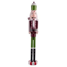Soldato candy natalizio in legno h. 81 cm, Santa's House
