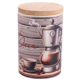 Barattolo deca in ceramica 750 ml, Coffee Time