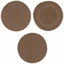 Tovaglietta tonda misto lino, Shades of Chocolate