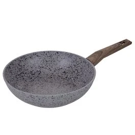 Wok/Saltapasta 28 cm rivestimento in ceramica, induzione, extra spessore 4,5 mm, Cararra SìChef