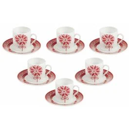 Set 6 tazzine caffè con piattino
